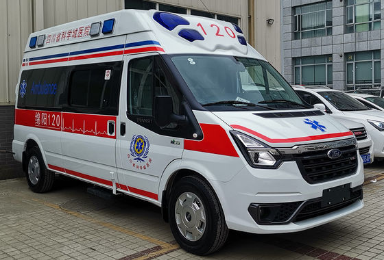 ディーゼル4×2 新型フォード救急車 医療救急車 ホワイト