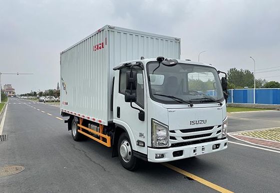 購入 ホワイト イスズウ 隔熱トラック 126HP 152HP イスズウ ボックスバン 輸送トラック online manufacture