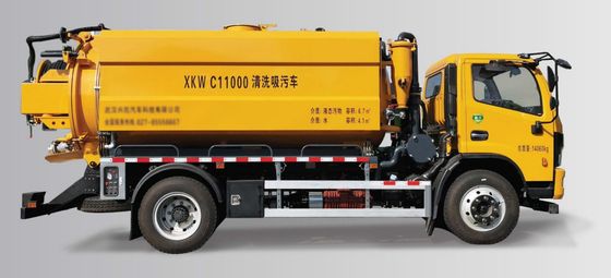 業務用清掃ニーズ向けプロフェッショナルC11000汚水バキュームポンプトラック