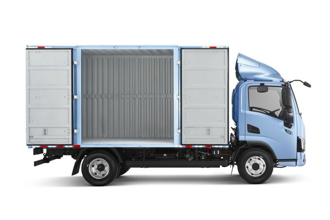 4.5t 4.2m 電動バン トラック 4x2 オートマティック 全電動貨物バン 4