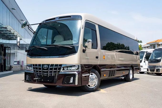 トヨタ・コースター 12人乗り 観光バス ガソリン バックドライブ 4×2 マニュアルトランスミッション 1